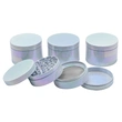 Flat zinc alloy nano-gradient paint  cigarette grinder wholesale