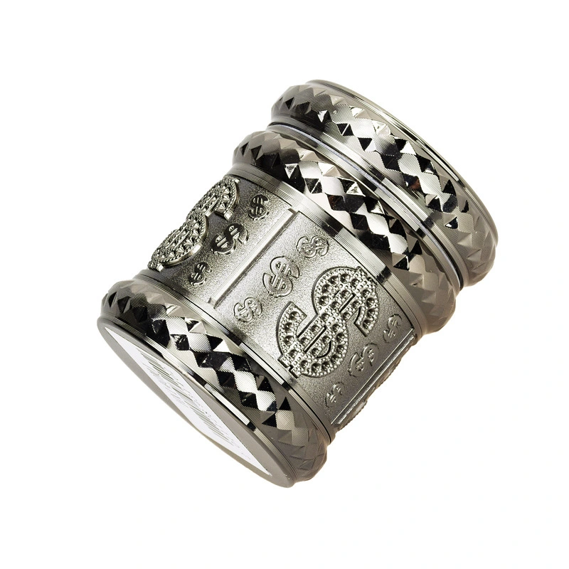 Wholesale manual cigarette  grinder with “$“ logo is explosive