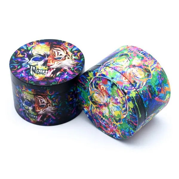 NO.1 flat cigarette grinder with full UV color printing is popular 