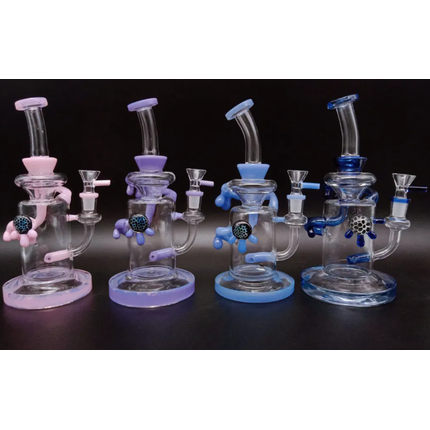 20223 Fashion Oil Rigs New Bubbler Glass Smoking Water Pipe Showerhead