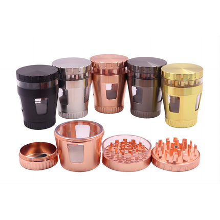 2023 new 4-part zinc grinder 50mm