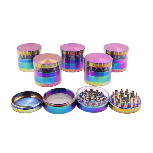 Wholesale herb grinder 4 layer can Custom