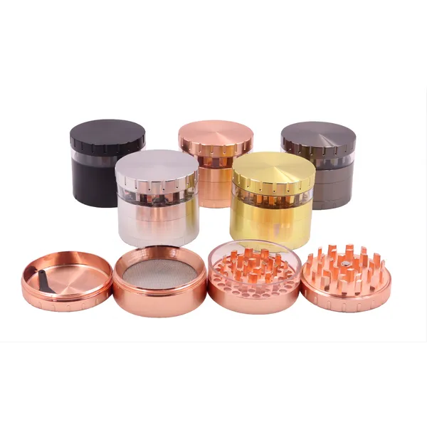 Wholesale herb grinder 4 layer can Custom