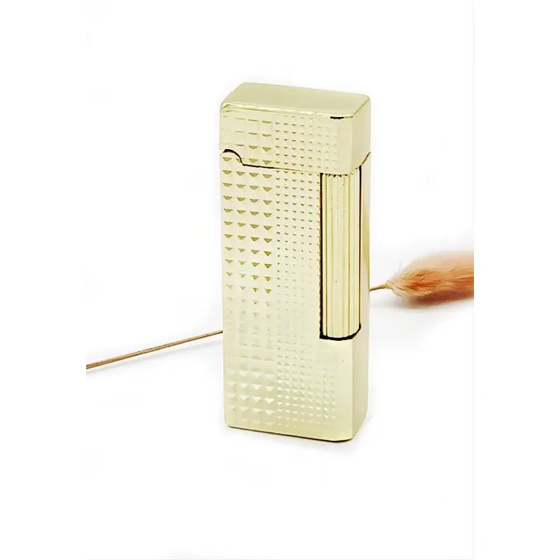 Refillable  Oblique Metal  Unique Windproof Lighter