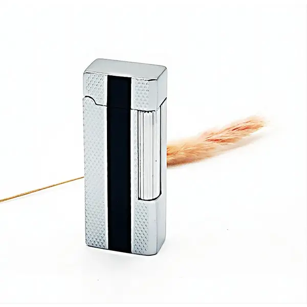 Refillable  Oblique Metal  Unique Windproof Lighter
