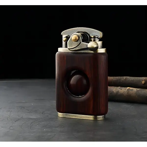 Wholesale wooden oil high quality cigerrate lighter 