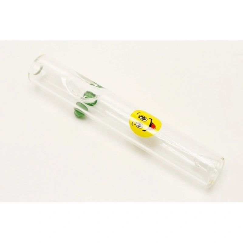 Glass Cigarette Bat Pipes Cigarette Glass Chillum for Tobacco Dry Herb