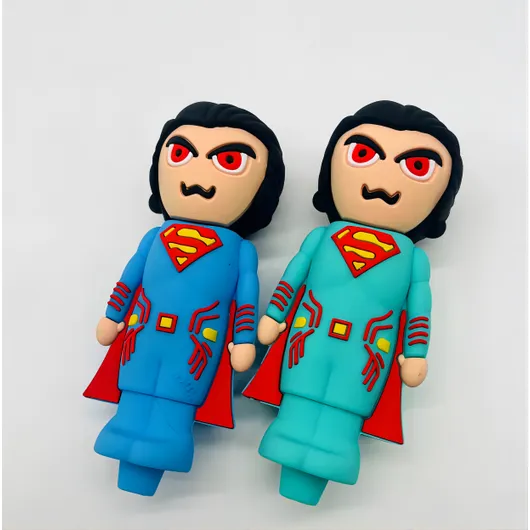 Superman silicon water pipe