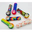 Silicone Hand Pipe With  DAB Rig Glass Straw