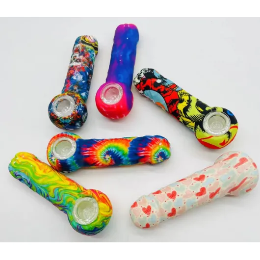 2023 new colorful water print water pipe 