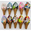 Hot Selling Ice Cream Silicone Pipe Glass Herb Water Silicone Water Pipe 