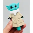 Top Seller Silicone Smoking Pipes Tobacco Yoda Hand Pipes