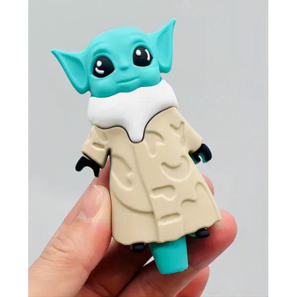Top Seller Silicone Smoking Pipes Tobacco Yoda Hand Pipes