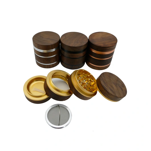 Popular high-end walnut wood smoke grinder
