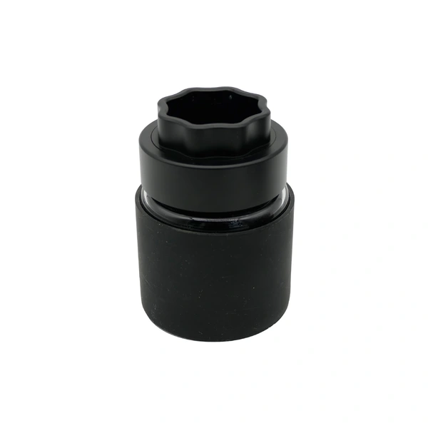 Functional aluminum grinder with big storage jar for wholesale 