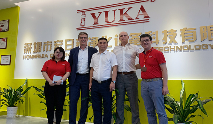 Welcome Atlas Copco Delegation to Visit YUKA