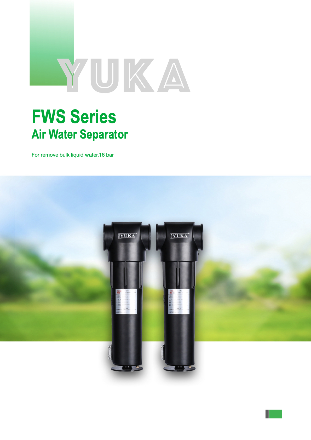 FWS Series Air Compressor Water Separators