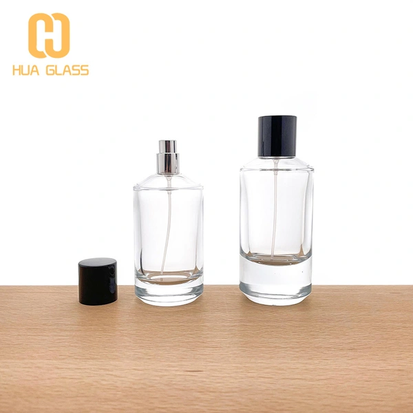 botella de perfume cuadrada de 50 ml de color personalizado