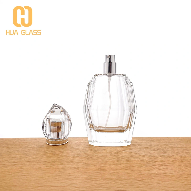 Frasco de perfume único de diamante de 100 ml