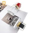 perfume bottle 30ml 50ml square perfume glass bottle with cap