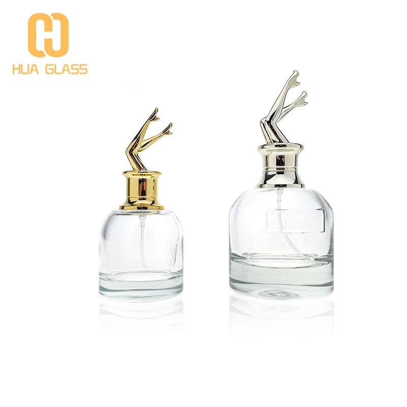 Botellas de perfume de lujo al por mayor botella de vidrio de perfume de marca unqiue