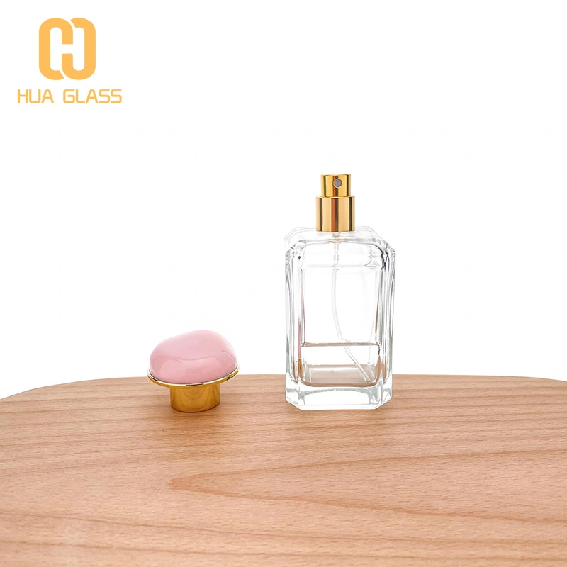 botella de perfume de lujo botella de perfume de mujer de vidrio 85ml