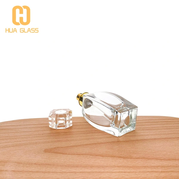 botella de vidrio de perfume vacía de 50 ml botellas de perfume árabe