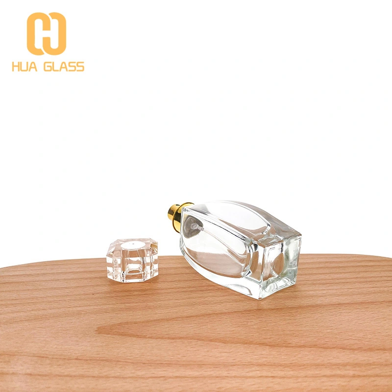 botella de vidrio de perfume vacía de 50 ml botellas de perfume árabe