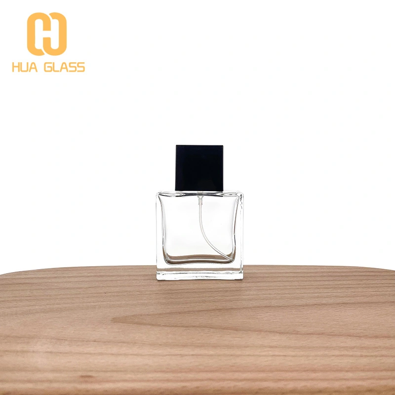الجملة مربع زجاجة عطر فارغة 30ml رذاذ زجاجة عطر الزجاج