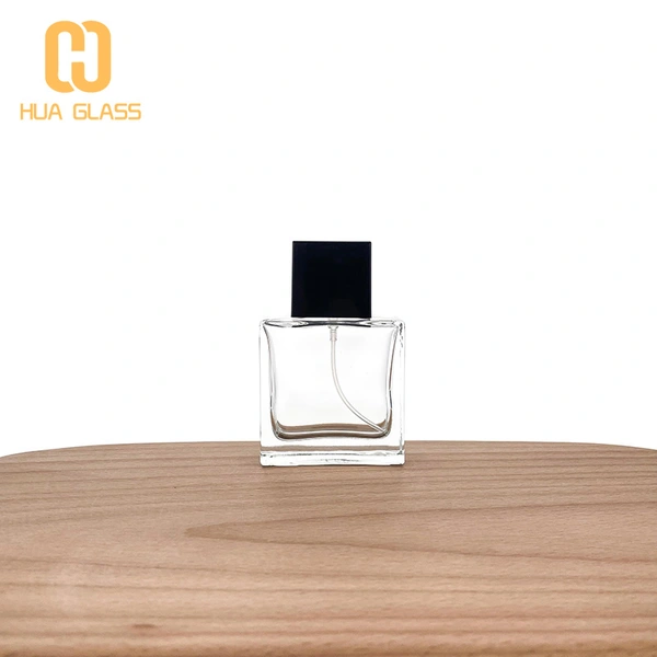 الجملة مربع زجاجة عطر فارغة 30ml رذاذ زجاجة عطر الزجاج