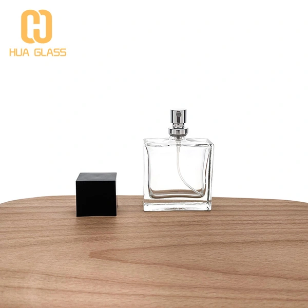 الجملة مربع زجاجة عطر فارغة 30ml رذاذ زجاجة عطر الزجاج
