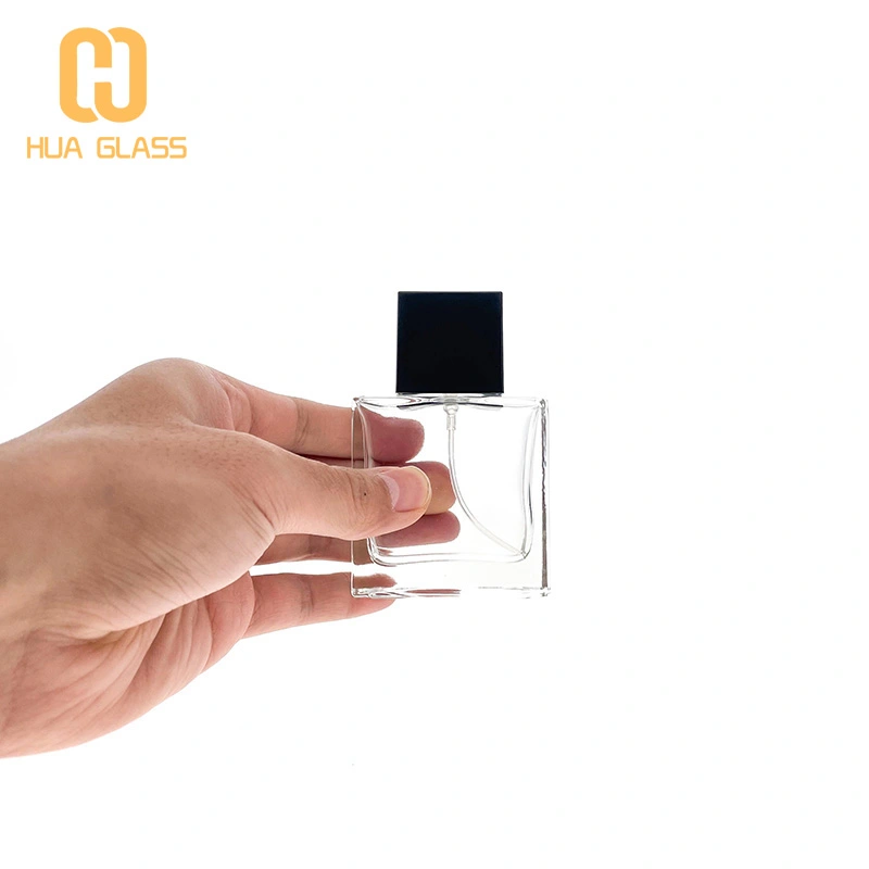 الجملة مربع زجاجة عطر فارغة 30ml رذاذ زجاجة عطر الزجاج