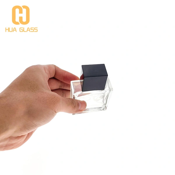 الجملة مربع زجاجة عطر فارغة 30ml رذاذ زجاجة عطر الزجاج