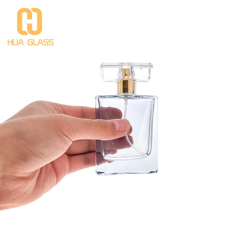 50 مل الزجاج الأزرق زجاجات العطور الفارغة مصنعي زجاجات العطور