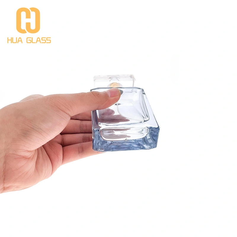 50 مل الزجاج الأزرق زجاجات العطور الفارغة مصنعي زجاجات العطور