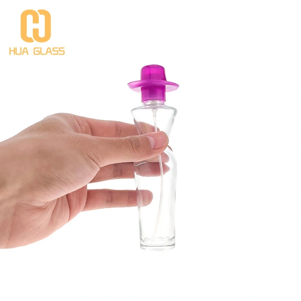 Botellas de perfume con forma de cuerpo para mujer Botella de perfume elegante de vidrio de 50 ml