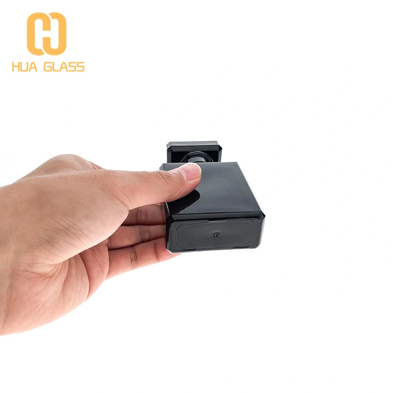 زجاجة عطر شانيل 50 مل 100 مل زجاجة عطر من الزجاج الأسود الشفاف  