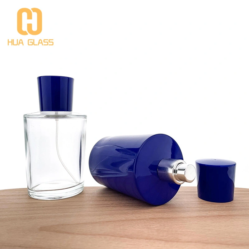 زجاج أسود أزرق أحمر 100 مل زجاجات عطر فارغة