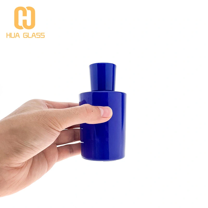 زجاج أسود أزرق أحمر 100 مل زجاجات عطر فارغة