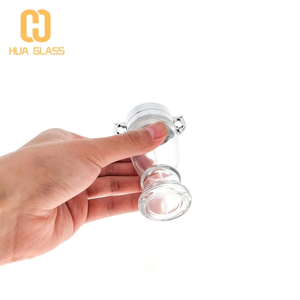 Bouteille de parfum en verre de conception de marque de forme de trophée personnalisée 50 ml