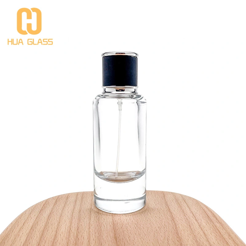 50 مل زجاجة عطر زجاجية مستديرة فاخرة اسطوانة زجاجة كولونيا