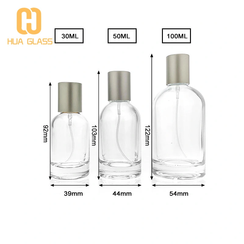 флаконы для духов цилиндр круглый 30мл 50мл 100мл флакон одеколона