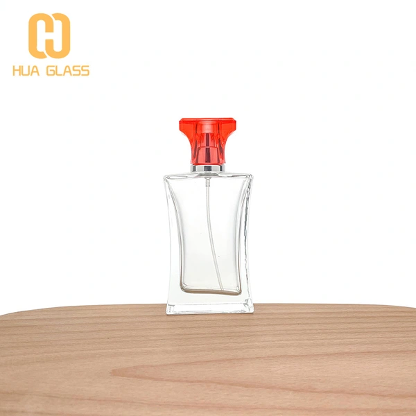 Botella de cristal de perfume de 70 ml, botellas de perfume al por mayor