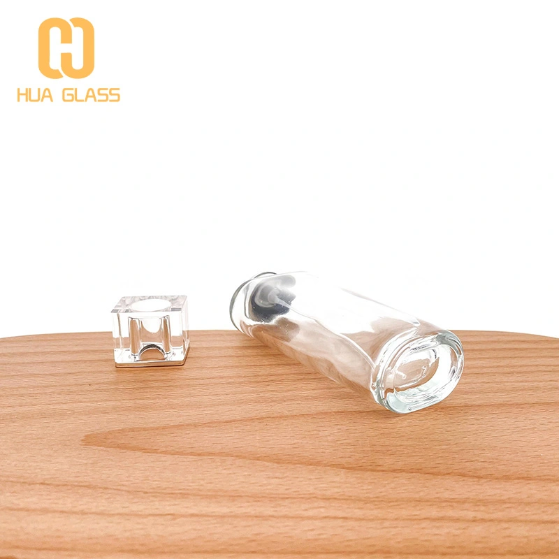 زجاجة عطر زجاجية بتصميم كريستال 50 مل