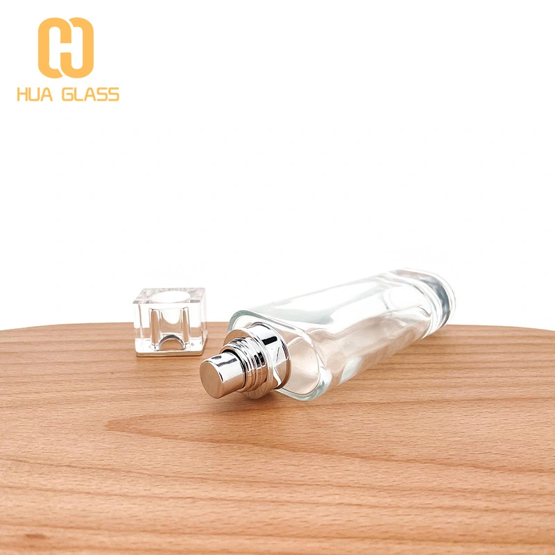 زجاجة عطر زجاجية بتصميم كريستال 50 مل