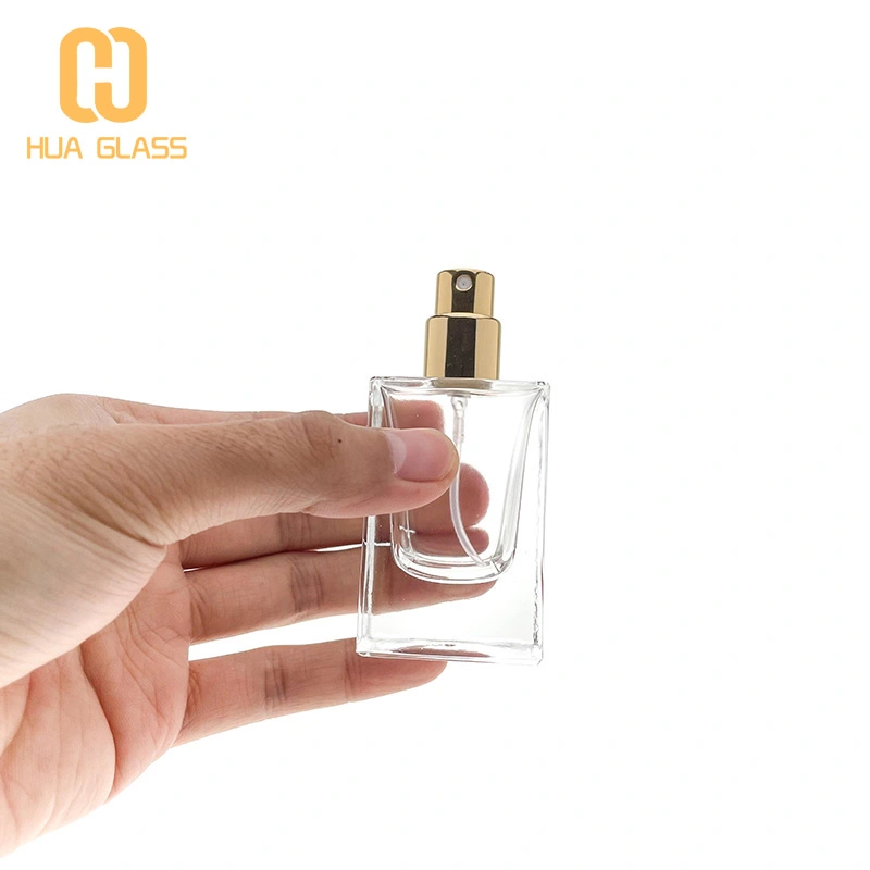 Botellas de perfume vacías cuadradas personalizadas 30ml 50ml 100ml al por mayor