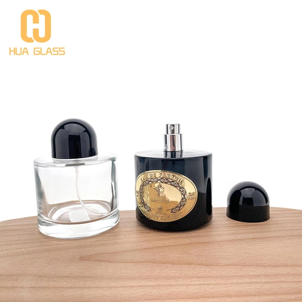 etiquetas de metal personalizadas botellas de spray de perfume vacías 30ml 50ml 100ml