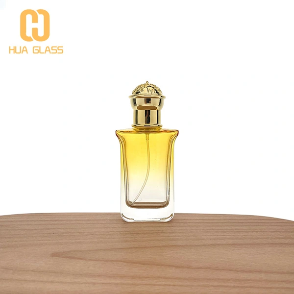 Flacon de parfum en verre de style arabe coloré de 50 ml