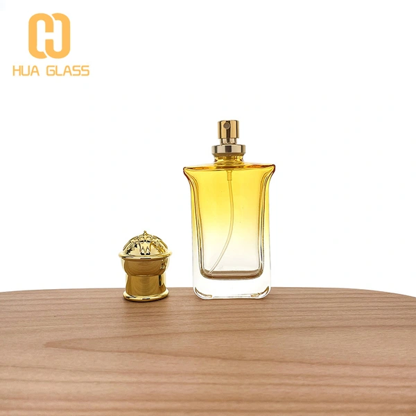 Flacon de parfum en verre de style arabe coloré de 50 ml