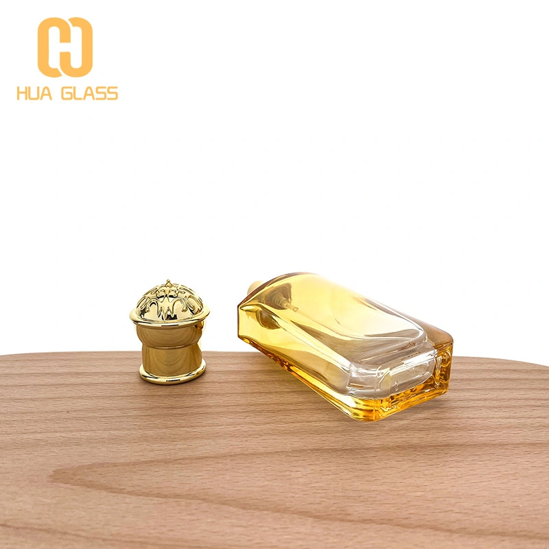 Flacon de parfum en verre de style arabe coloré de 50 ml